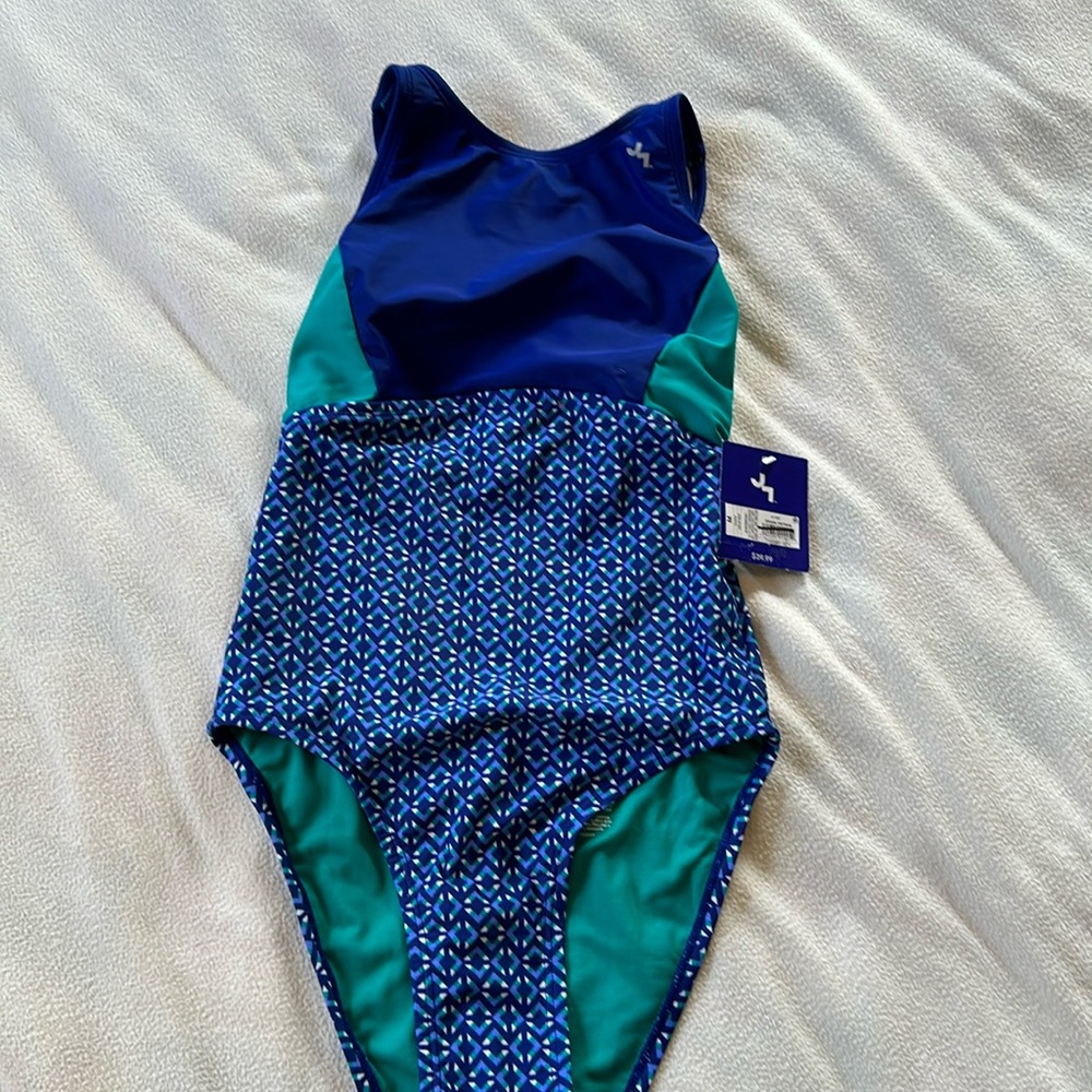 NWT blue/green Joy Lab bathing suit size medium